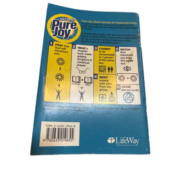 Pure Joy Gods Formula Passionate Living 6 Sessions LifeWay Christian Paperback - Picture 2 of 4